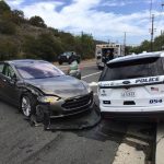 Электрокар Tesla на автопилоте попал в очередную аварию»